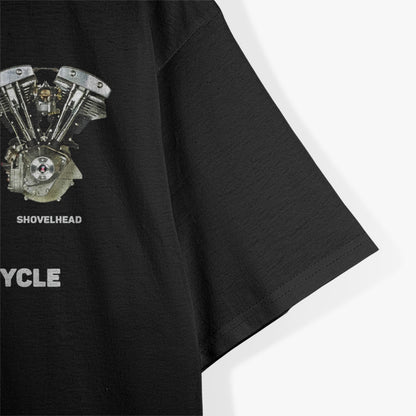 Shovelhead Knucklehead Panhead Old School Motorcycle T-Shirt