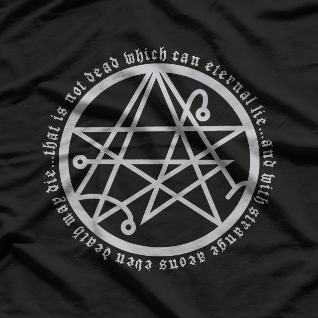 Necronomicon Sigil of the Gateway: Occult Horror T-Shirt
