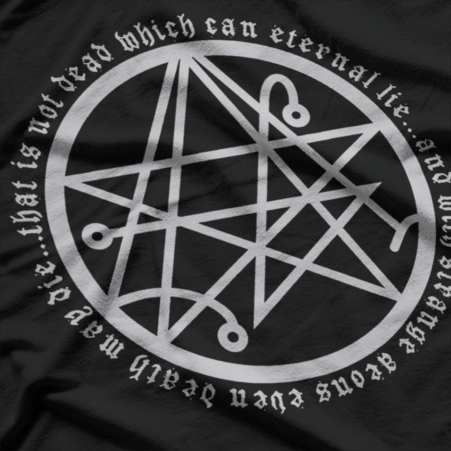 Necronomicon Sigil of the Gateway: Occult Horror T-Shirt