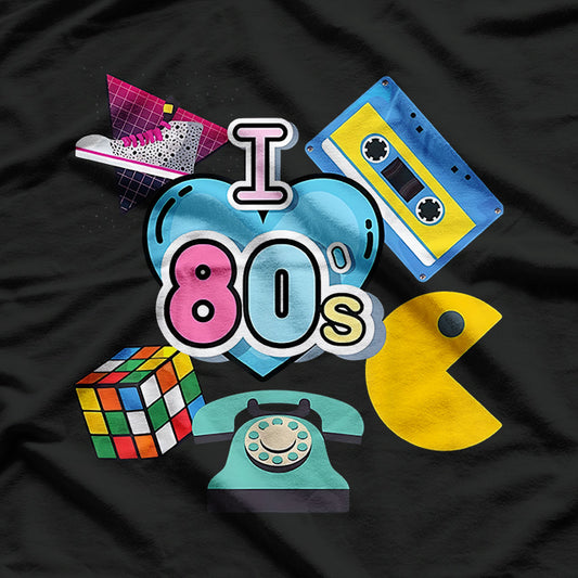 Nostalgic I Love the 80s Retro Vintage Throwback Memory Lane T-Shirt