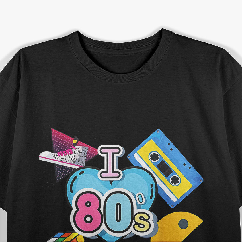 Nostalgic I Love the 80s Retro Vintage Throwback Memory Lane T-Shirt