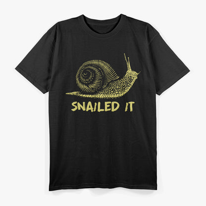 Snailed It! Funny Snail Meme Animal Lover Humor Gift T-Shirt