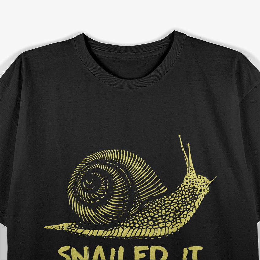 Snailed It! Funny Snail Meme Animal Lover Humor Gift T-Shirt