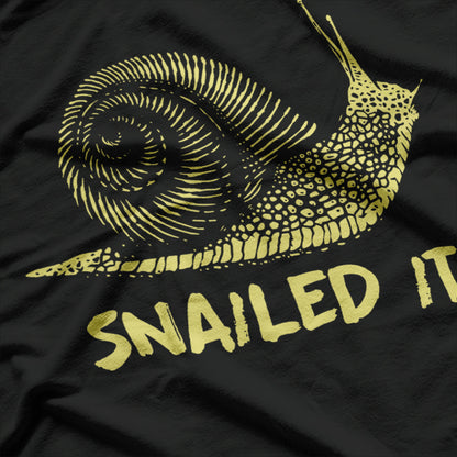 Snailed It! Funny Snail Meme Animal Lover Humor Gift T-Shirt