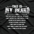 This Is My Beard There Are Many Like It Funny Beard Lover T-Shirt