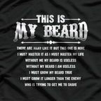This Is My Beard There Are Many Like It Funny Beard Lover T-Shirt