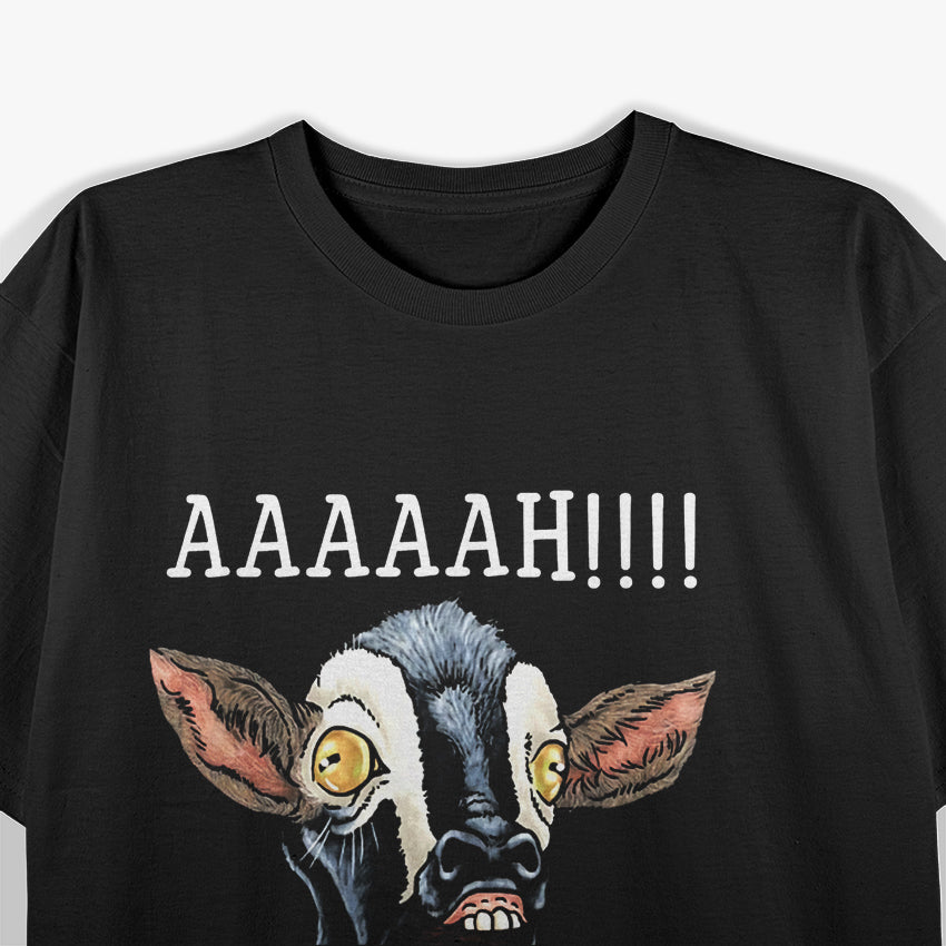 AAAH! Funny Goat Meme Scream Hilarious Farm Animal Humor T-Shirt