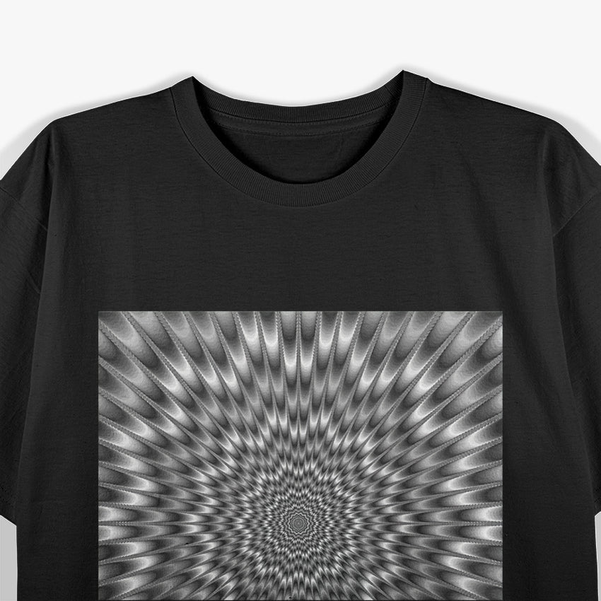 Mind Trick – Optical Illusion Eye, Magic Flower Shape T-Shirt