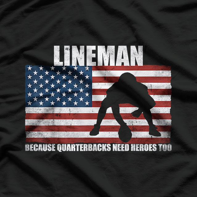 Football Lineman Sports Enthusiast T-Shirt