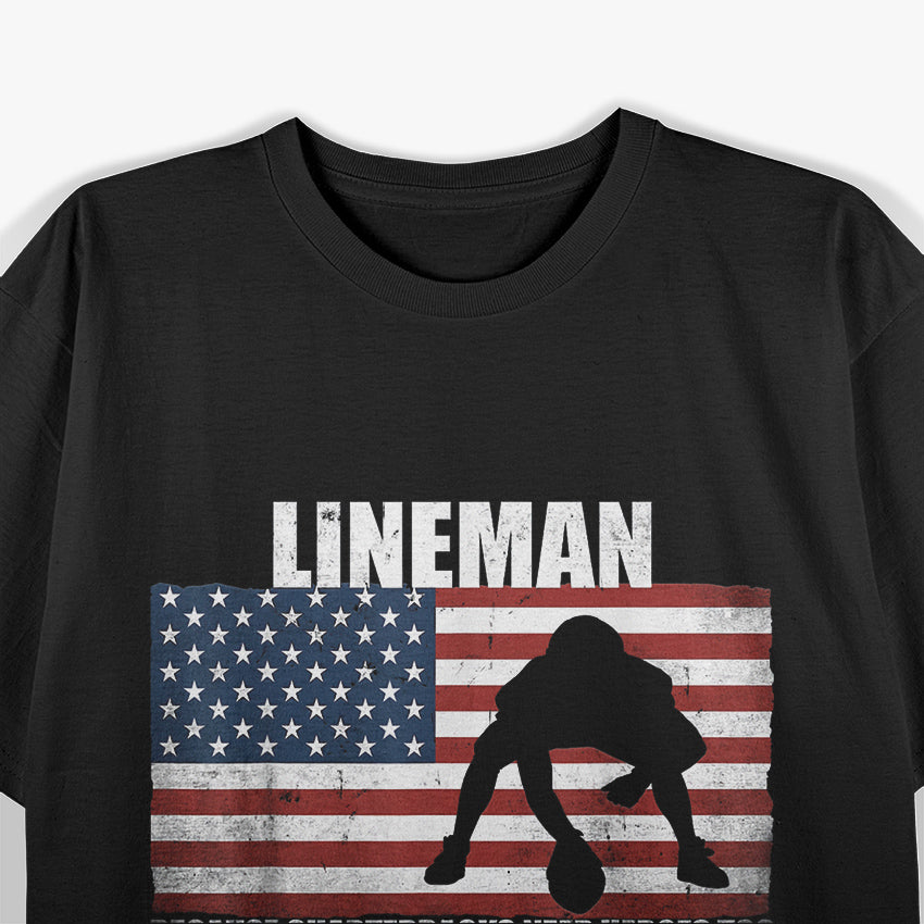 Football Lineman Sports Enthusiast T-Shirt