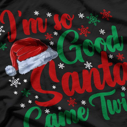 Naughty Christmas Humor Holiday T-Shirt