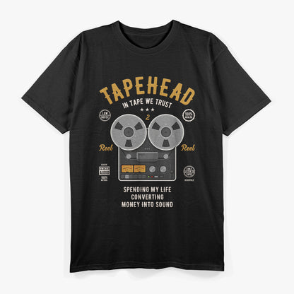 Reel To Reel Tape Vintage Music Lover Retro Audiophile T-Shirt