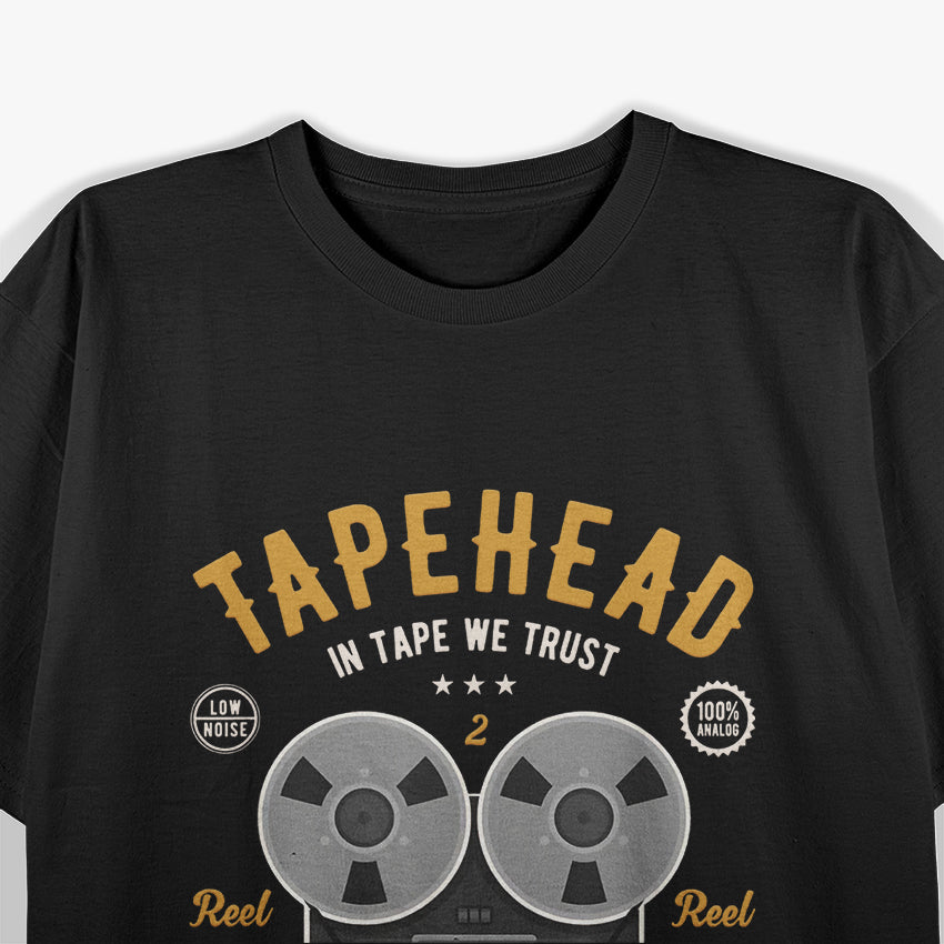 Reel To Reel Tape Vintage Music Lover Retro Audiophile T-Shirt