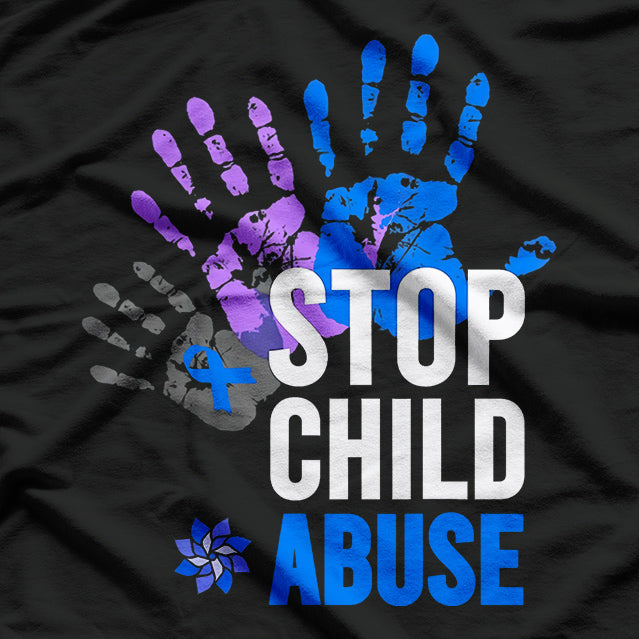 Stop Child Abuse Awareness Prevention Advocate Support T-Shirt