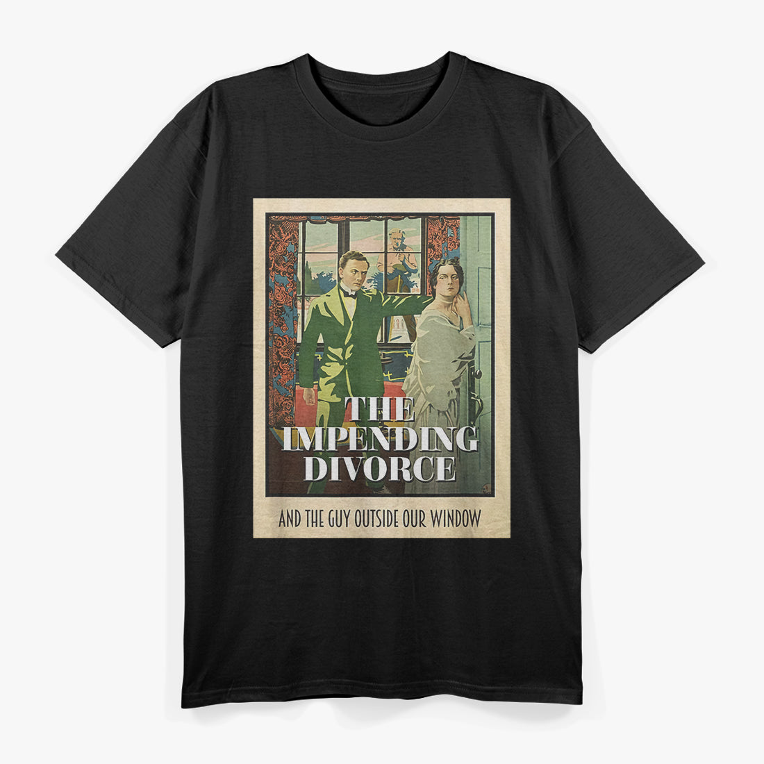 Vintage Meme – Impending Divorce Parody, Funny Dumb Joke T-Shirt