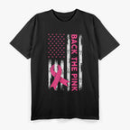 Back The Pink Breast Cancer Awareness Fighter Support T-Shirt