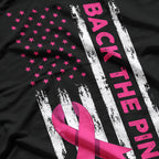 Back The Pink Breast Cancer Awareness Fighter Support T-Shirt