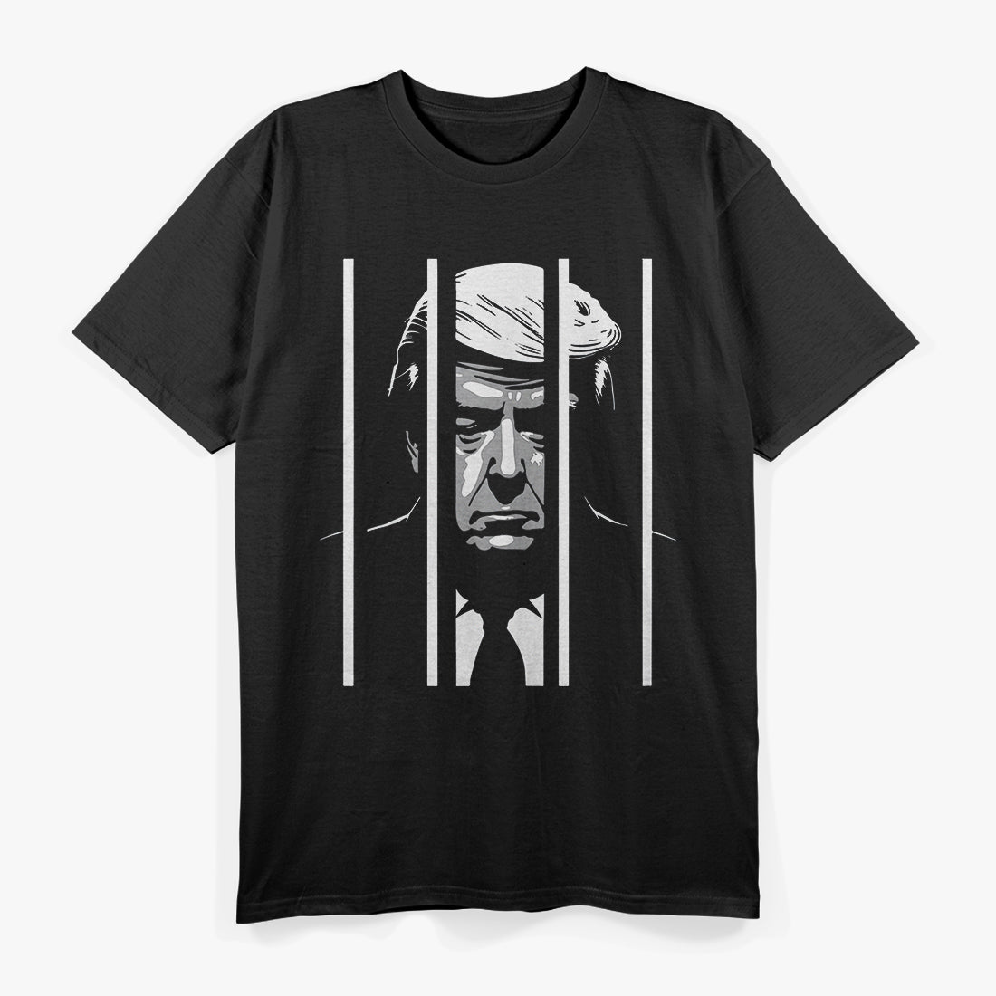 Funny Anti-Trump Trump Behind Bars Satire T-Shirt