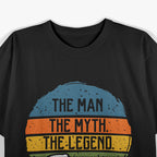 Papa The Man The Myth The Legend Cool Father’s Day Grandpa T-Shirt