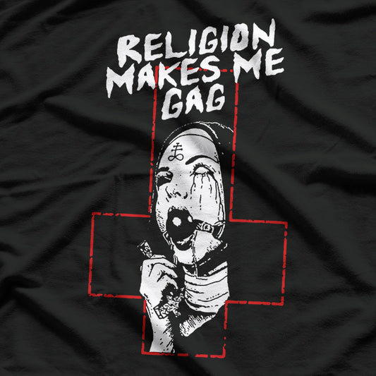 Religion Makes Me Gag - Bold Statement T-Shirt