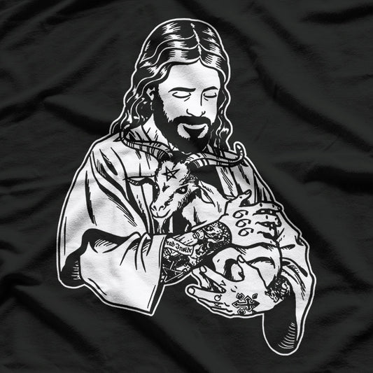 Blackcraft: Jesus Loves Satan Baphomet Goat T-Shirt