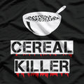 Cereal Killer – Bowl of Cereal with Spoon for Breakfast Lovers T-Shirt