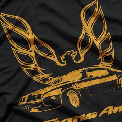 Classic Old Firebird American Muscle Car Vintage Auto Fan T-Shirt