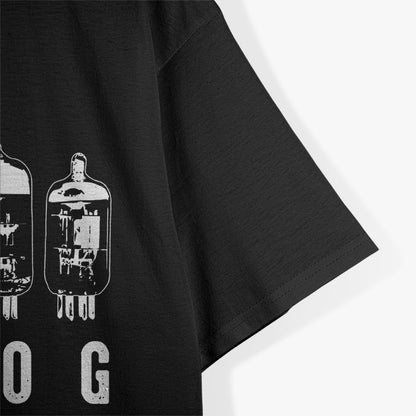 Cool Analog Vacuum Tubes – Retro Music Tech T-Shirt