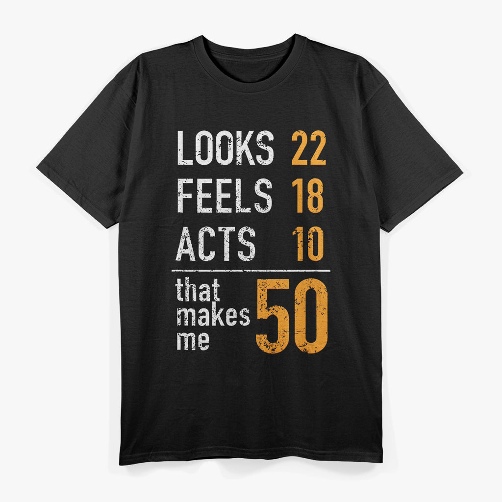 Funny 50th Birthday Gift Look & Feels Vintage T-Shirt