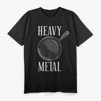 Heavy Metal Cast Iron Cookware Chef Funny Cooking T-Shirt
