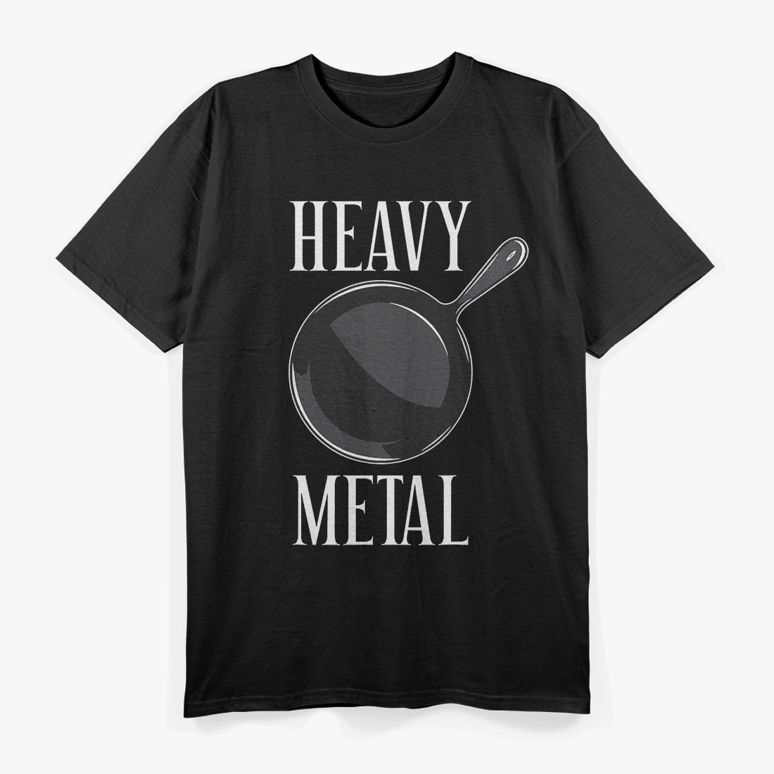 Heavy Metal Cast Iron Cookware Chef Funny Cooking T-Shirt