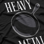 Heavy Metal Cast Iron Cookware Chef Funny Cooking T-Shirt