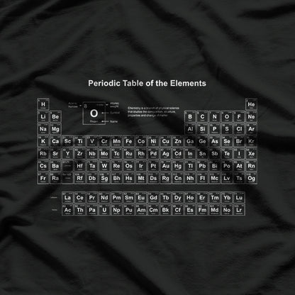 Periodic Table Of Elements Funny Nerdy Chemist Science Lover T-Shirt