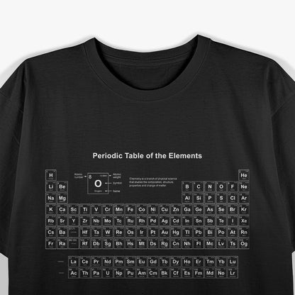 Periodic Table Of Elements Funny Nerdy Chemist Science Lover T-Shirt