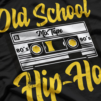 Old School Hip Hop - Retro Mixtape Vibes T-Shirt