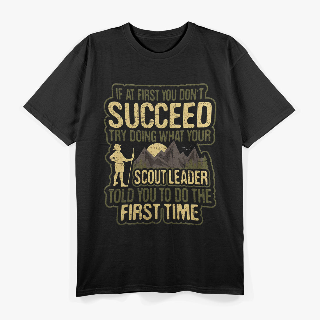 Funny Scout Leader Cub Camping Boy Hiking Scouting T-Shirt