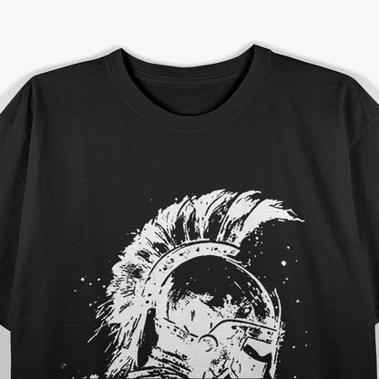 Spartan Warrior – Greek Roman Helmet Design T-Shirt