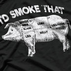 I’d Smoke That Pig BBQ Grill Master T-Shirt