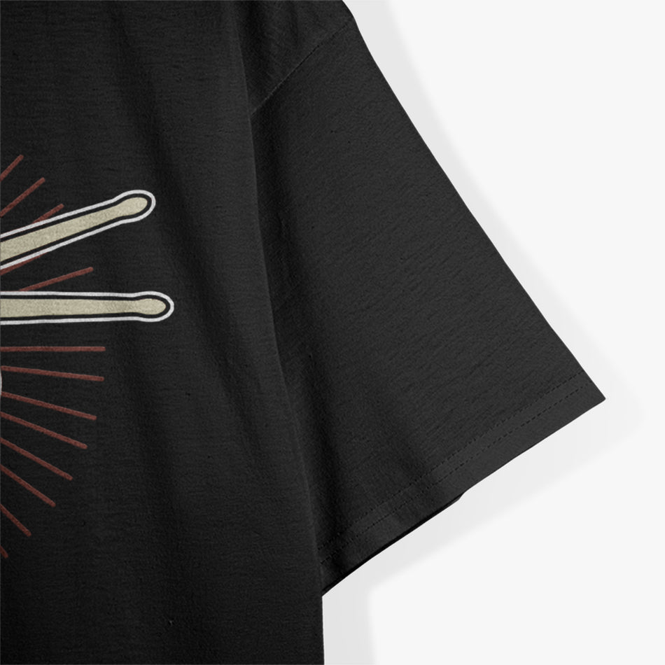 Rock Drummer Drums Musician Rock & Roll Beat Lover T-Shirt