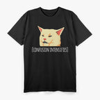 Smudge Lord Funny Confused Cat Meme Viral Internet Joke T-Shirt