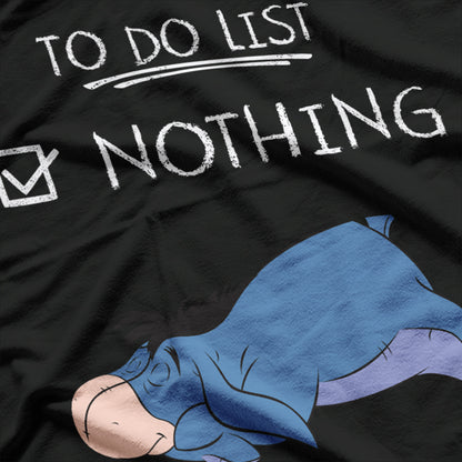 To-Do List: Nothing Eeyore Inspired Lazy Day Funny Mood T-Shirt