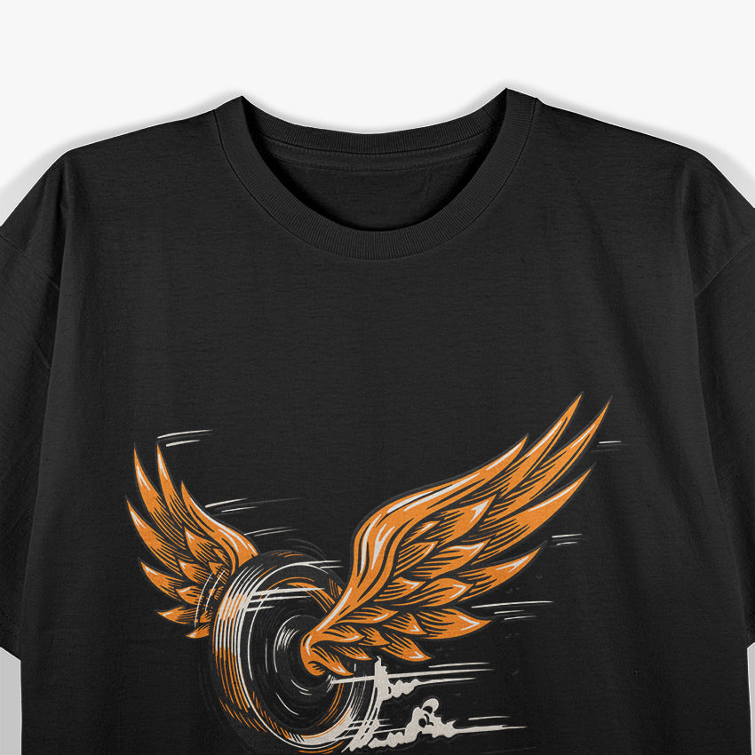 Winged Wheel - A Symbol of Speed and Freedom T-Shirt
