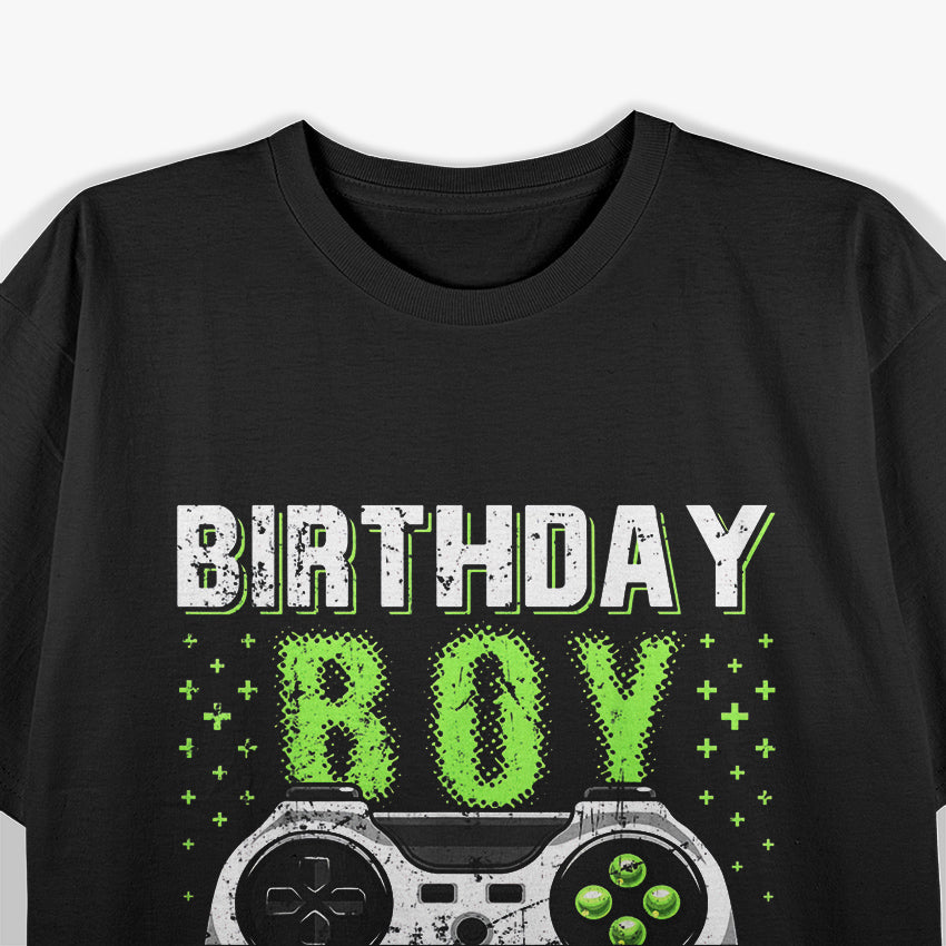 Birthday Gaming Boy - Time to Level Up T-Shirt