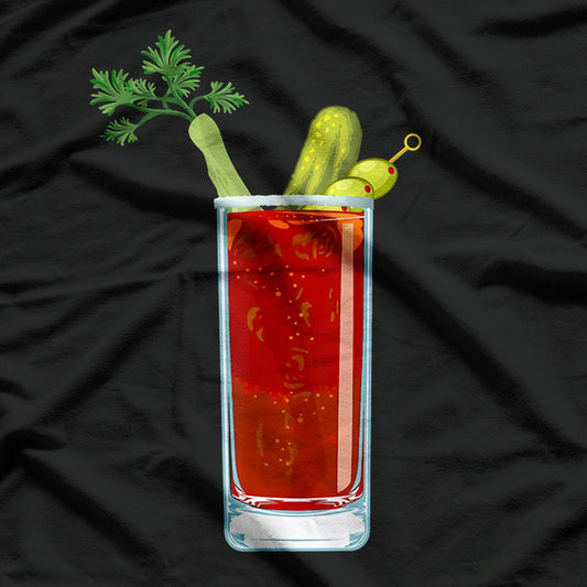 Bloody Mary Vegetarian Drink Lovers Funny Cocktail Humor T-Shirt