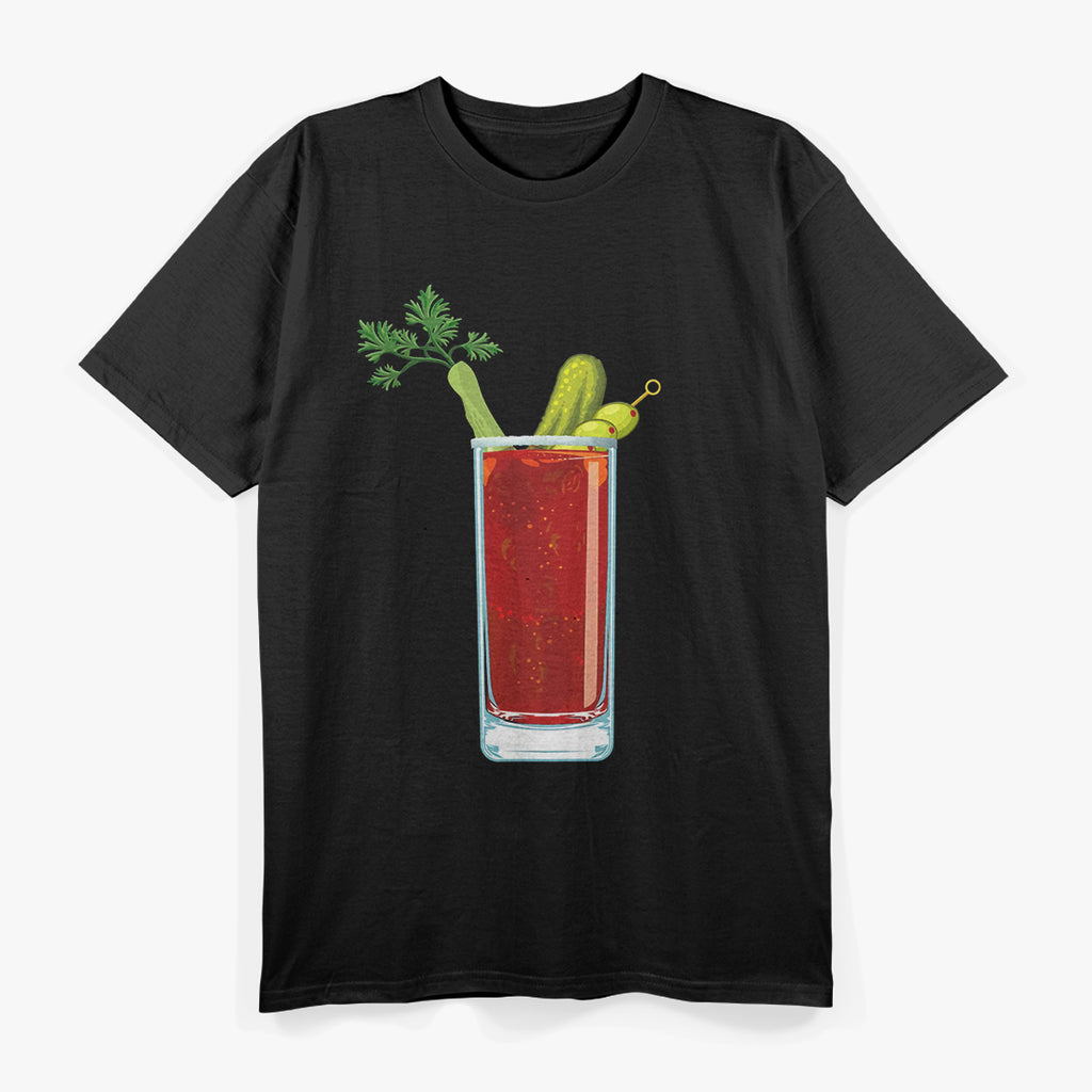 Bloody Mary Vegetarian Drink Lovers Funny Cocktail Humor T-Shirt