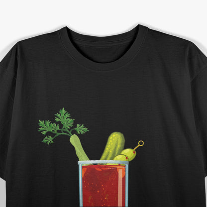 Bloody Mary Vegetarian Drink Lovers Funny Cocktail Humor T-Shirt