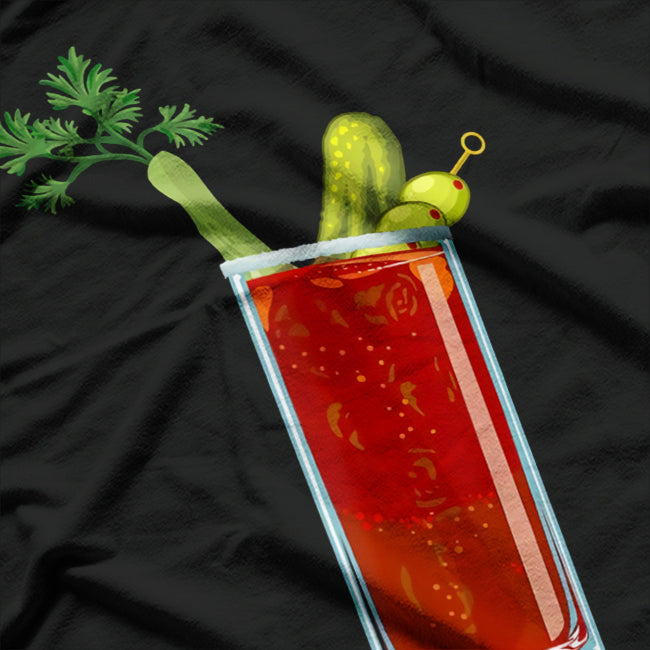 Bloody Mary Vegetarian Drink Lovers Funny Cocktail Humor T-Shirt