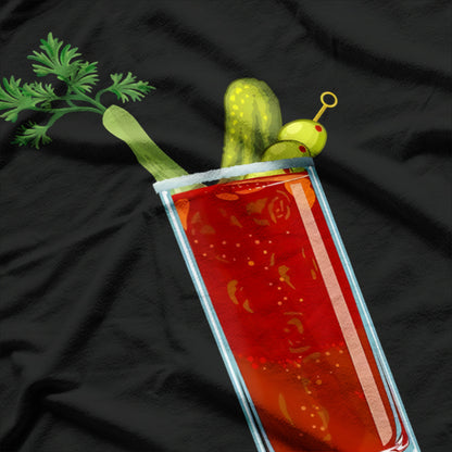 Bloody Mary Vegetarian Drink Lovers Funny Cocktail Humor T-Shirt