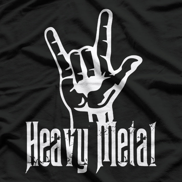 Heavy Metal Hand Gesture: Rock On T-Shirt