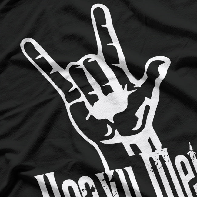 Heavy Metal Hand Gesture: Rock On T-Shirt